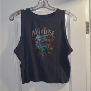 Hollister Paradise 1970 Graphic Tank Top - Navy